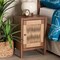 Bali & Pari Holitz Modern Bohemian Walnut Brown Finished Bayur Wood Nightstand 236-13341-ZORO - alternate 7